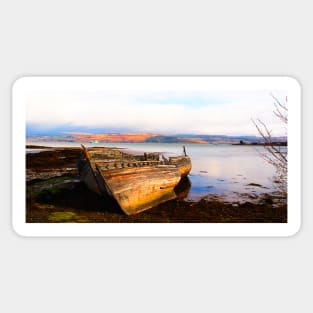 Fishing Boats, Isle of Mull Sticker